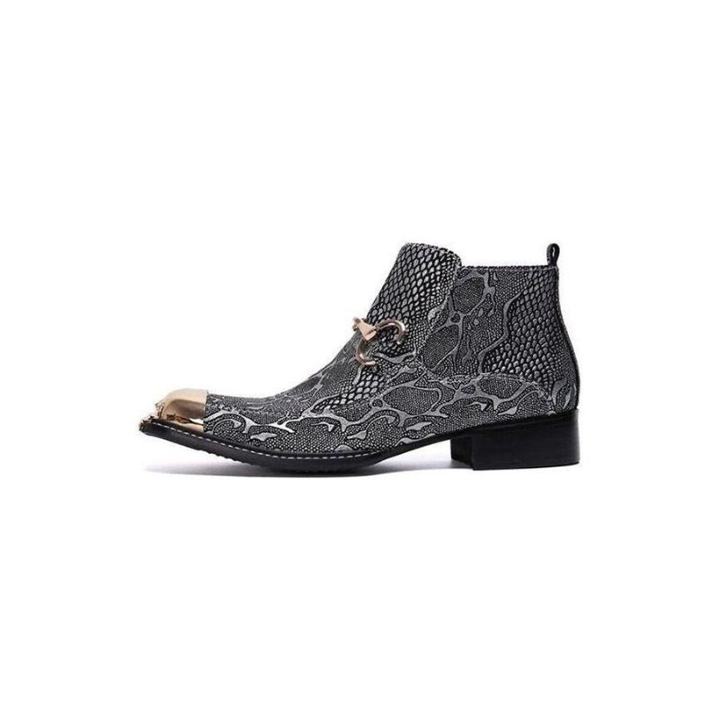 Męskie Buty Serpenté Dress Loafers - Srebro