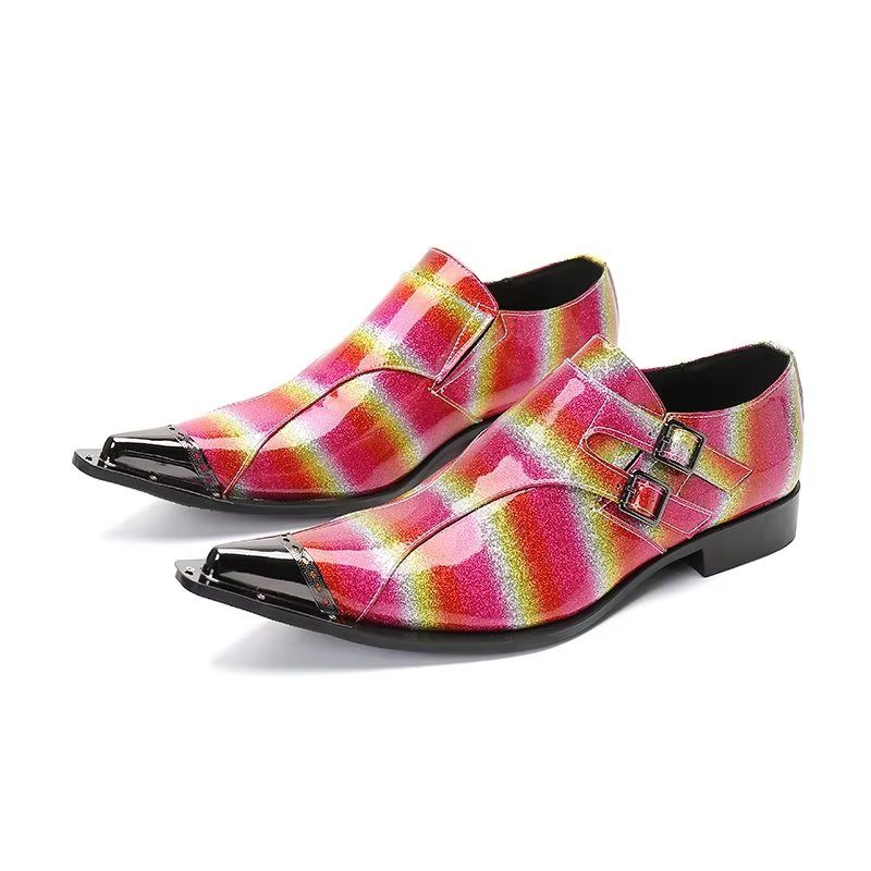 Męskie Buty Wizytowe Egzotyczne Eleganckie Monkstrap - Wielokolorowy 1