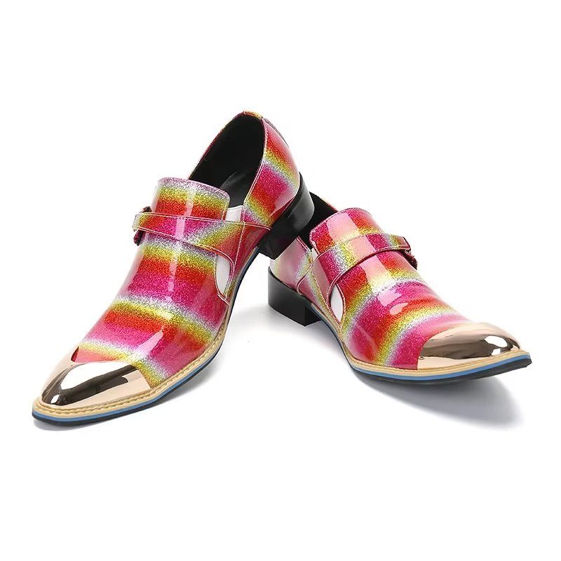 Męskie Buty Wizytowe Egzotyczne Eleganckie Monkstrap - Wielokolorowy 2