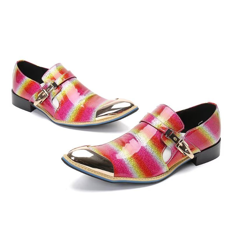 Męskie Buty Wizytowe Egzotyczne Eleganckie Monkstrap - Wielokolorowy 2