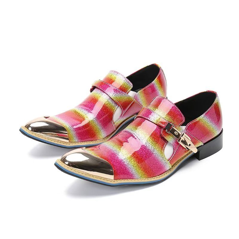 Męskie Buty Wizytowe Egzotyczne Eleganckie Monkstrap - Wielokolorowy 2