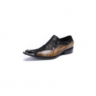 Męskie Buty Wizytowe Eleganza Exotic Dress Loafers