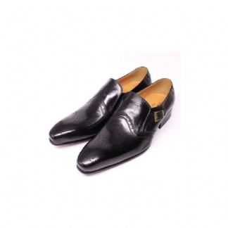 Męskie Buty Wizytowe Monkstrap Buckle Dress Shoes