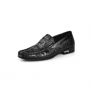 Męskie Mokasyny Allilux Exotic Leather Slip On Casualowe